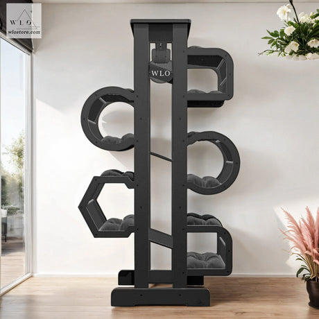 Árbol para gatos moderno Impera negro de WLO®