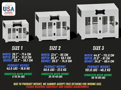 WLO Pueblo Eco Friendly Luxury Dog Crate