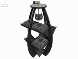 WLO® Black Circular Modern Cat Tree - WLO Store