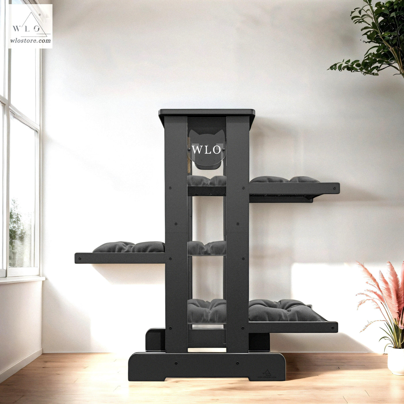 WLO® Black Empire Modern Cat Tree - WLO Store