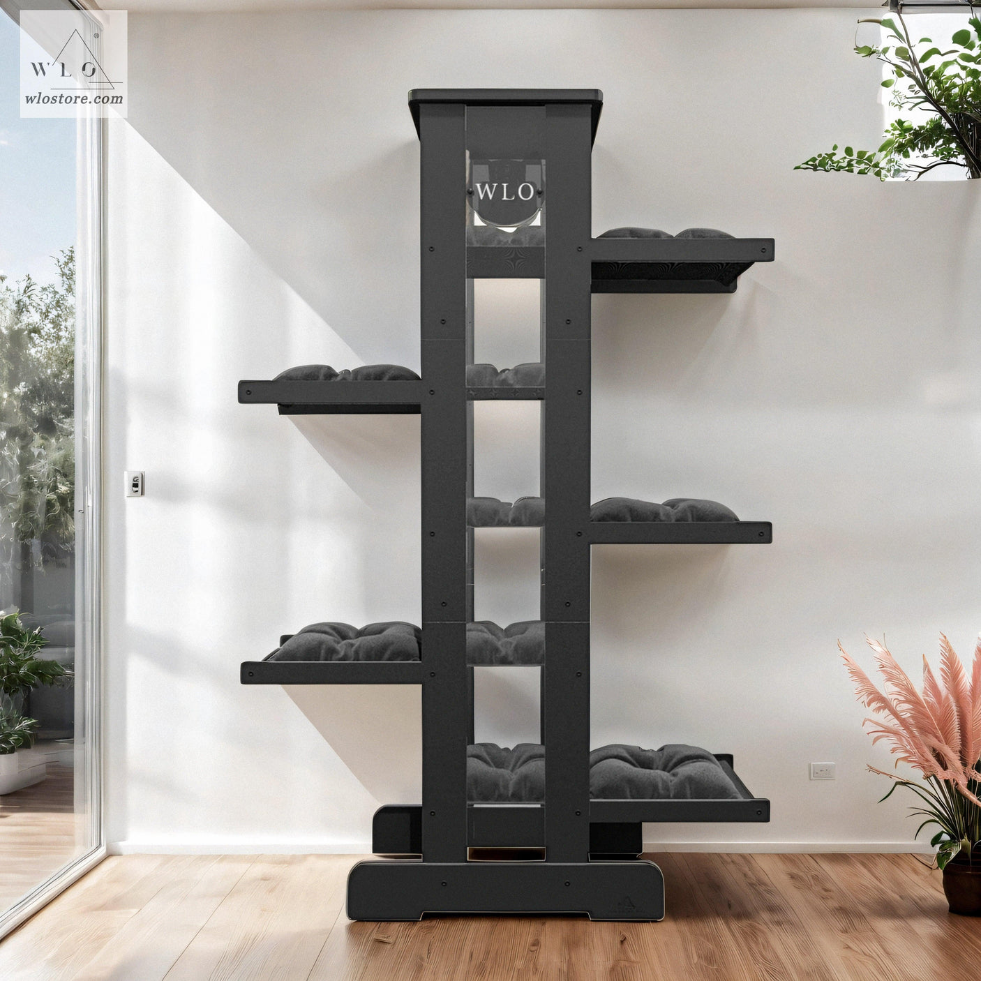 WLO® Black Empire Modern Cat Tree - WLO Store