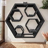 WLO® Black Hexxon Compact Cat Shelf - WLO Store