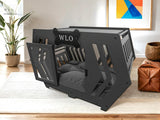 WLO® Black Hexxon Modern Dog Crate - WLO Store