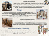 WLO® Black Pueblo Elevated Modern Dog House - WLO Store