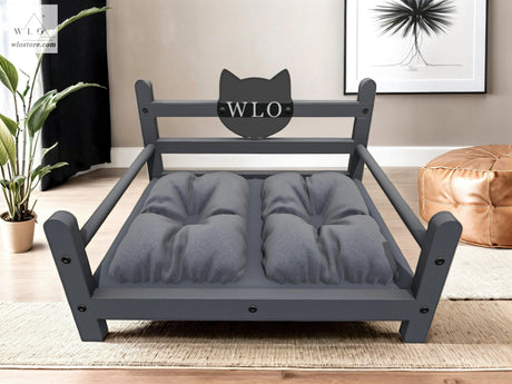 WLO® Gray Basic Modern Cat Bed - WLO Store