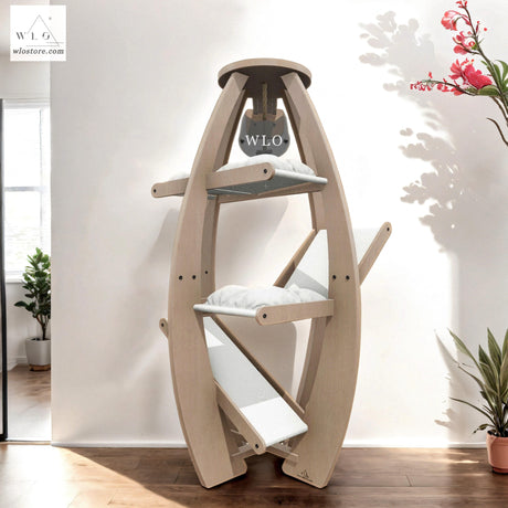 WLO® Natural Circular Modern Cat Tree - WLO Store