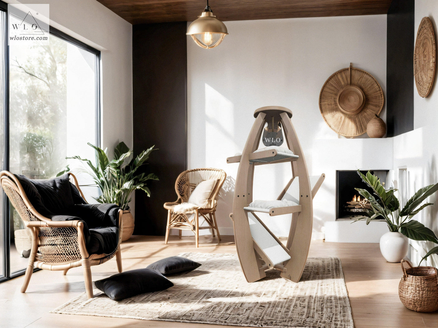 WLO® Natural Circular Modern Cat Tree - WLO Store