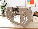 WLO® Natural Hexxon Modern Dog Crate - WLO Store