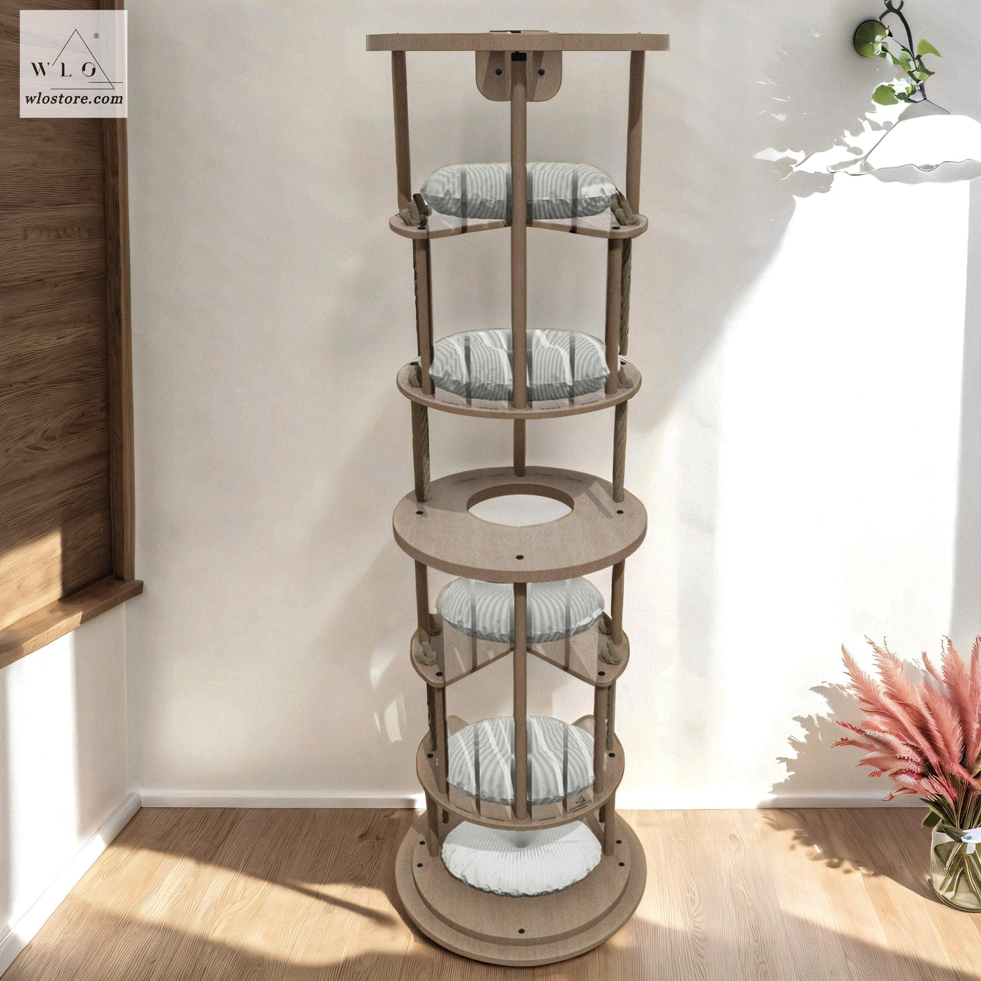 WLO® Natural Ocean Gate Modern Cat Tree - WLO Store