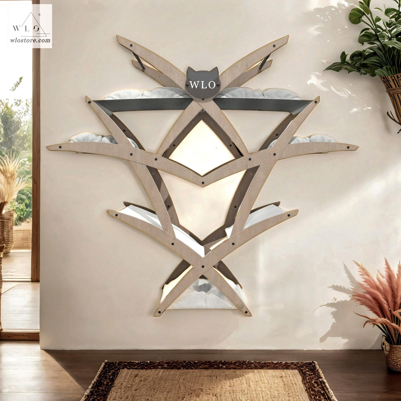 WLO® Natural Tree X Compact Cat Shelf - WLO Store