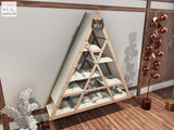 WLO® Natural Triangle Compact Cat Shelf - WLO Store