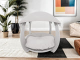 WLO® White Circular Modern Cat Bed - WLO Store