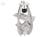 WLO® White Circular Modern Cat Tree - WLO Store