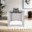 WLO® White Pueblo Modern Cat Bed - WLO Store