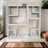 WLO® White Square Compact Cat Shelf - WLO Store