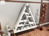 WLO® White Triangle Compact Cat Shelf - WLO Store