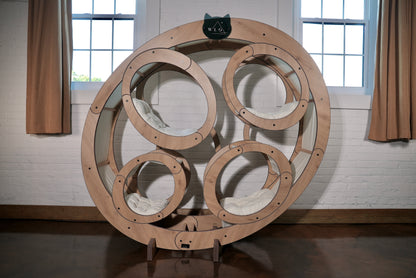 WLO Rounded Eco Friendly Luxury Compact Cat Station
