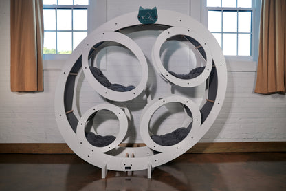 WLO Rounded Eco Friendly Luxury Compact Cat Station