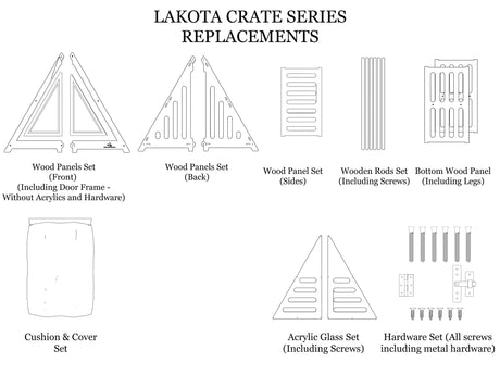Replacements for Lakota Plywood Crate Series - WLO Wood