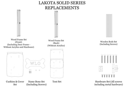 Replacements for Lakota Solid Houses - WLO Wood