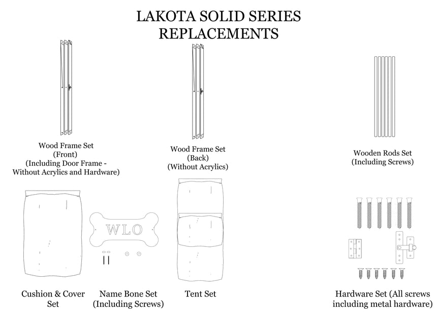 Replacements for Lakota Solid Houses - WLO Wood