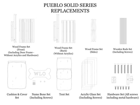 Replacements for Pueblo Solid Houses - WLO Wood