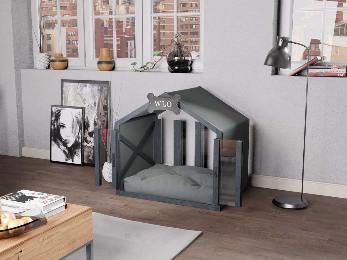Solid Pine Gabled Dog House