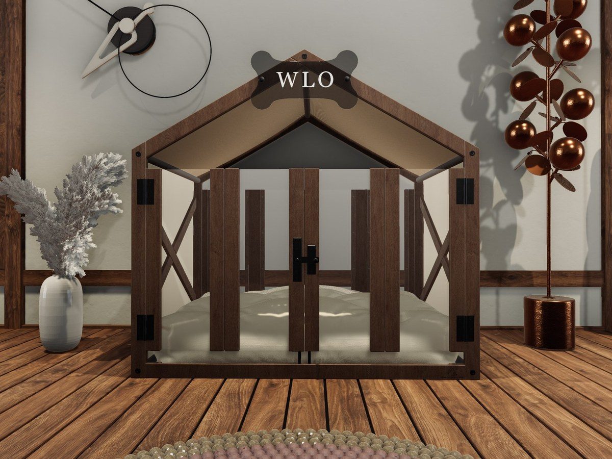 Modern Dog House Gabled