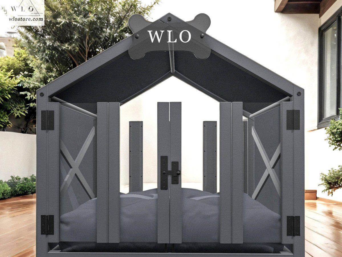 Elevated Gabled Dog House